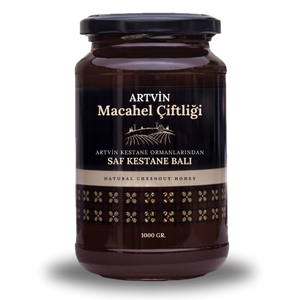 5 ADET 1000 GR. ARTVİN KESTANE ORMANLARINDAN Macahel Saf Kestane Balı